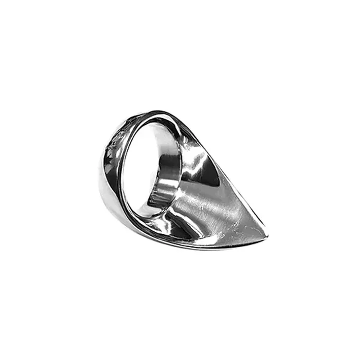 Stainless Steel Tear Drop Cock Ring (45mm) Clamshell