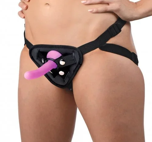 Strap On Double G Deluxe Vibrating Silicone Strap On for Mind-Blowing Pleasure