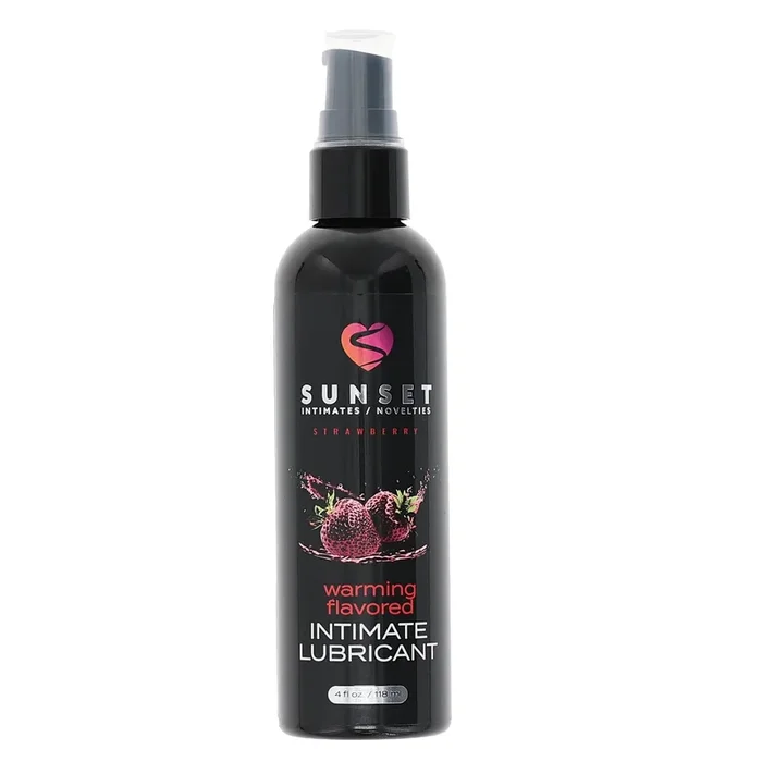 SUNSET FLAVORED LUBE- STRAWBERRY WARMING