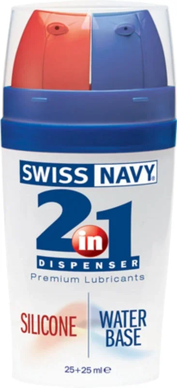 Swiss Navy 2-In-1 Silicone & Water Based