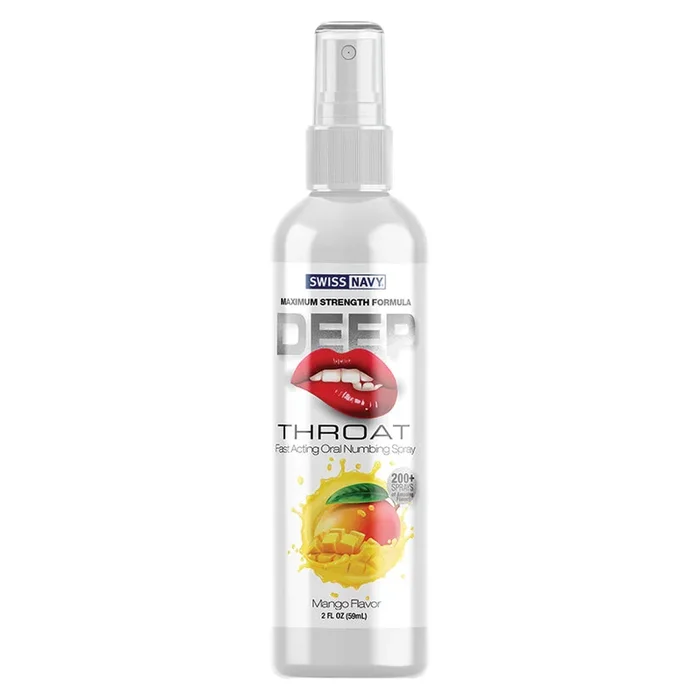 Swiss Navy Deep Throat Spray-Mango 2oz