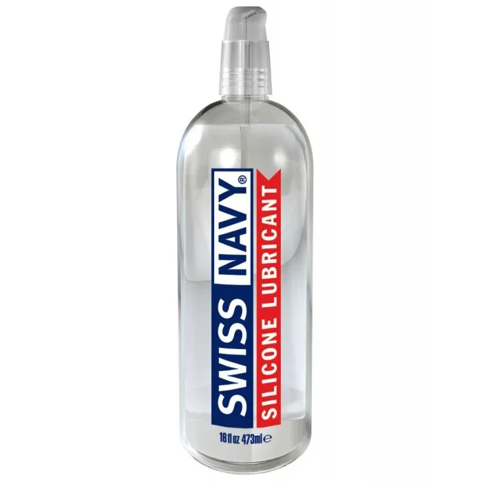 Swiss Navy Silicone Lubricant 16 Oz For Long Lasting Relief