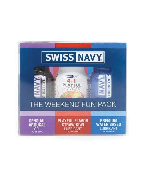 Swiss Navy Weekend Fun Pack Of 3 – 1 oz.