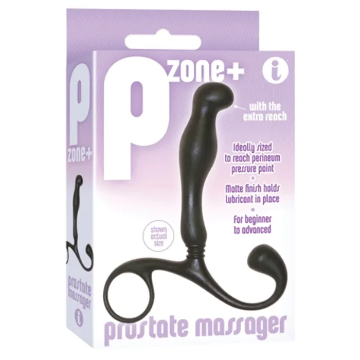 The 9’s P Zone+ Prostate Massager-Black