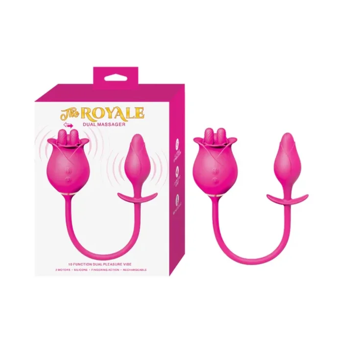 The Royale Dual Massager Silicone Rechargeable Vibrator
