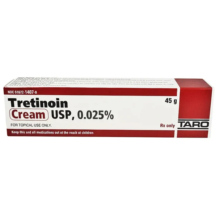 Tretinoin Cream 0.025% Tube 45 gram (Rx)