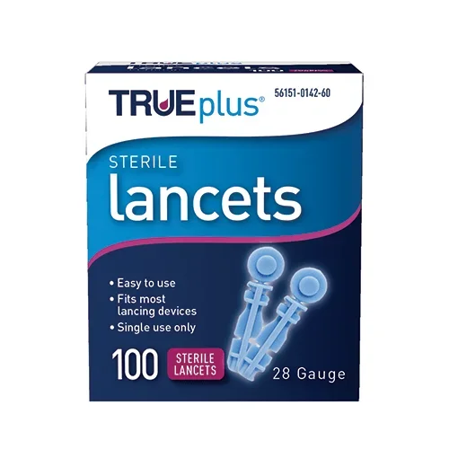 TRUEplus Single-Use Lancets 28G – 100 ct.