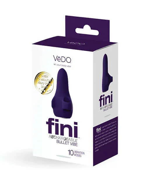 Unleash Your Desires with the Vedo Fini Rechargeable Bullet Vibrator in Passionate Purple