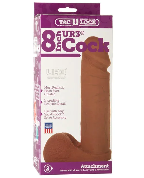 Vac-U-Lock 8″ Ultraskyn Cock Attch.
