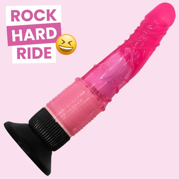 Vibrating Hands-Free Suction Cup Dildo