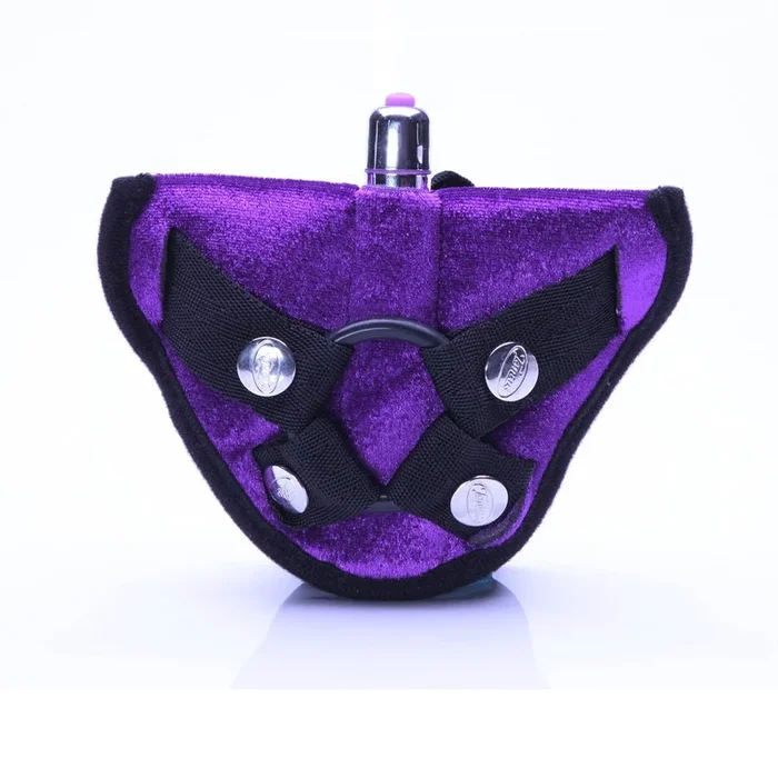 Vibrating Harness Purple