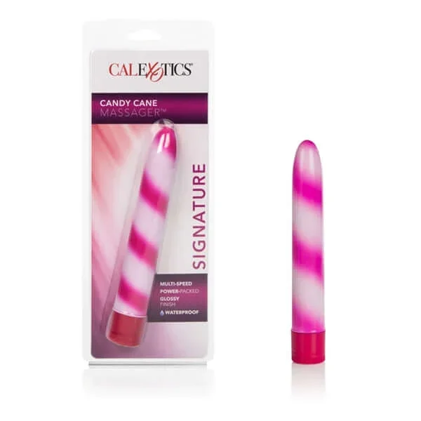Waterproof Candy Cane Pink Vibrator