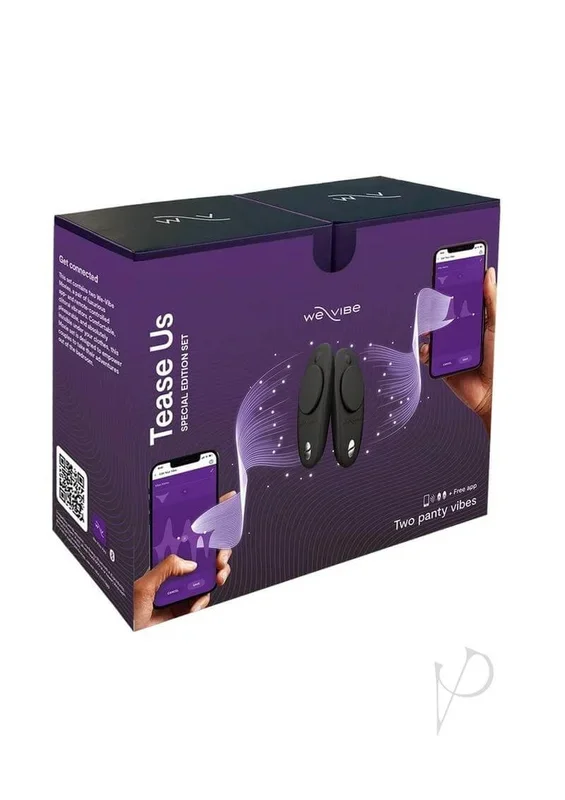 We-Vibe Tease Us Special Edition Set: Dual Moxie Panty Vibrators for On-the-Go Pleasure