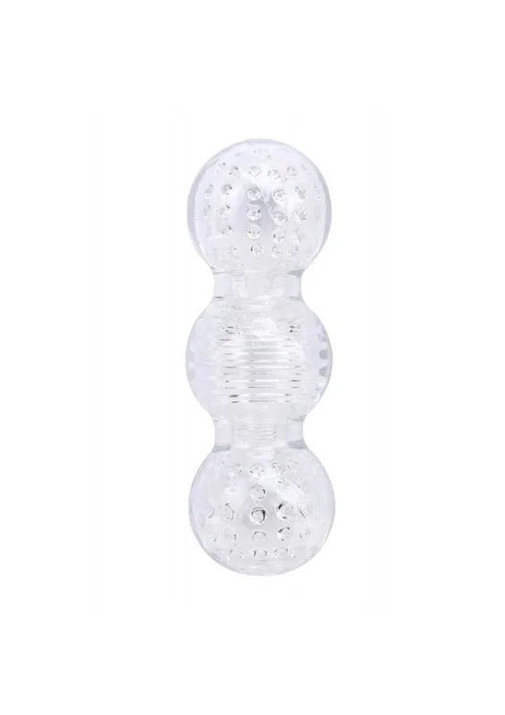 Wet Dreams Crystal Voyeur Series Big Balls Stroker Sleeve Masturbator