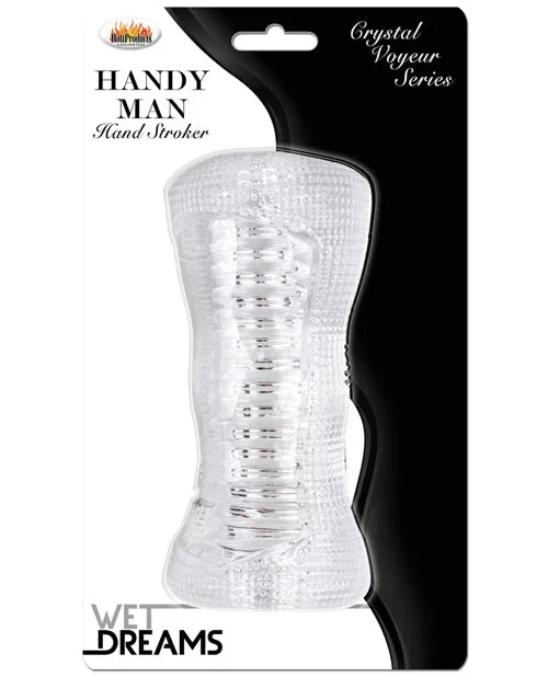 Wet Dreams Handy Man Stroker – Clear
