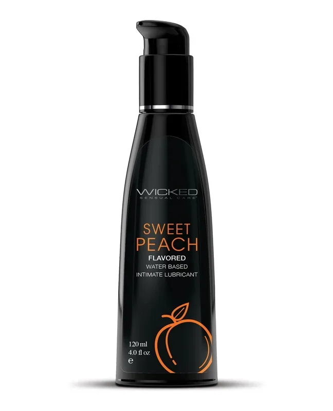 Wicked Sensual Care Waterbased Lubricant – 4 oz Sweet Peach