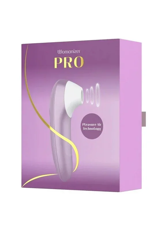 Womanizer Pro Rechargeable Silicone Air Pulse Clitoral Vibrator – Ultimate Clitoral Stimulation with Pleasure Air Technology