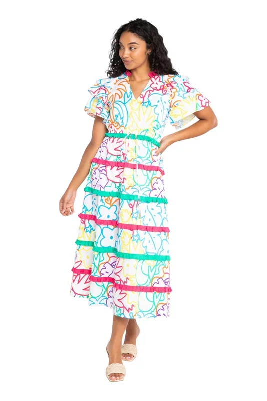 Yasmine Dress – Oasis-Medium